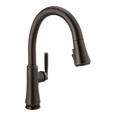Click here to see Delta 9179T-RB-DST Delta Coranto Single Handle Pull-Down Kitchen Faucet, Touch2O, Touch-Clean, Diamond Seal, MagnaTite, ADA, 1.8 GPM, Venetian Bronze - 9179T-RB-DST