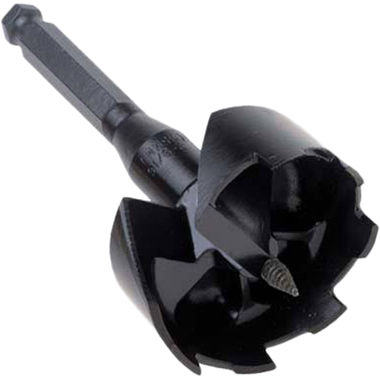 Click here to see Milwaukee 48-25-2562 SwitchBlade 48-25-2562/48-25- Standard Self-Feed Wood Bit, 2-9/16 in Dia x 6 in OAL