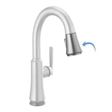 Click here to see Delta RP101294AR Delta Coranto Kitchen Faucet Sprayer Assembly, Arctic Stainless - RP101294AR