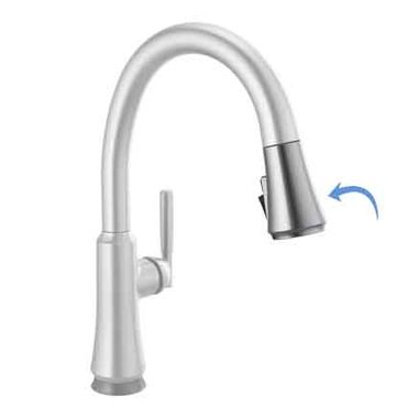 Click here to see Delta RP101293AR Delta RP101293AR Coranto Kitchen Faucet Sprayer Assembly with ShieldSpray Technology - Arctic Stainless