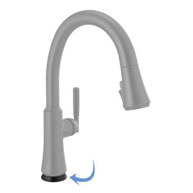 Click here to see Delta RP101291BL Delta RP101291BL Coranto Kitchen Faucet Trim Ring, Base, and Gasket - Matte Black