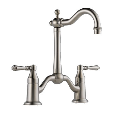 Click here to see Brizo 62636LF-SS Brizo Tresa Two-Handle Bridge Bar/Prep Faucet, Brilliance Stainless - 62636LF-SS