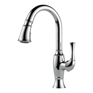 Click here to see Brizo 63003LF-PC Brizo 63003LF-PC Talo Polished Chrome Kitchen Pulldown Faucet