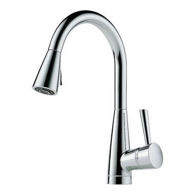 Click here to see Brizo 63070LF-PC Brizo Venuto Polished Chrome Single-Handle Pull-Down Kitchen Faucet - 63070LF-PC