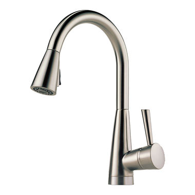 Click here to see Brizo 63070LF-SS Brizo Venuto Single Handle Pull-Down Kitchen Faucet, Stainless - 63070LF-SS