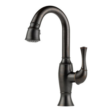 Click here to see Brizo 63903LF-RB Brizo Talo Single-Handle Pull-Down Bar/Prep Faucet, Venetian Bronze - 63903LF-RB