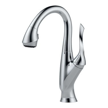 Click here to see Brizo 63952LF-PC Brizo 63952LF-PC Belo Polished Chrome Pulldown Bar/Prep Faucet