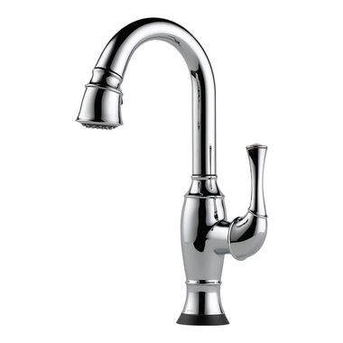 Click here to see Brizo 64903LF-PC Brizo Talo SmartTouch Single Handle Pull-Down Bar/Prep Faucet, Chrome - 64903LF-PC