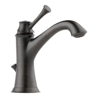 Click here to see Brizo 65005LF-RB Brizo Baliza Single-Handle Deck Mount Venetian Bronze Bathroom Faucet with Metal Pop-Up, 1.5 GPM, Single-Hole - 65005LF-RB