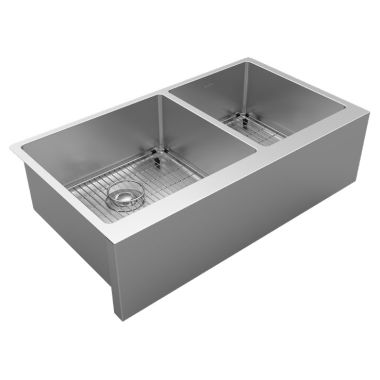 Click here to see Elkay EFRUFF23417DBG Elkay EFRUFF23417DBG Crosstown Stainless Steel 35-7/8