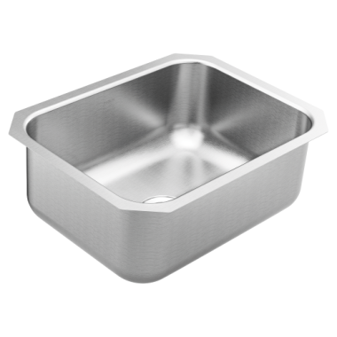 Click here to see Moen GS18190 Moen GS18190 1800 Series Stainless Steel Undermount Single Bowl Kitchen Sink -  Brushed
