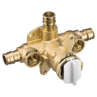 Click here to see Moen FP62328PF Moen FP62328PF M-Pact Posi-Temp Shower Rough-In Valve w/ Stops, 1/2
