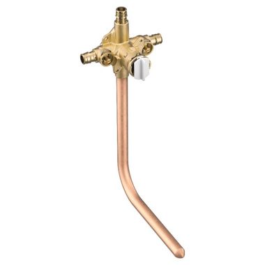 Click here to see Moen FP62385PF Moen FP62385PF M-Pact Posi-Temp Tub/Shower Rough-In Valve w/ Stops, 1/2