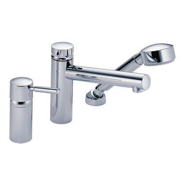Click here to see Brizo 67214-PC Brizo 67214-PC Quiessence Polished Chrome Roman Tub With Spray