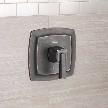 Click here to see American Standard TU353500.278 American Standard Townsend Single-Handle Pressure Balance Valve Trim, Lever Handle, Legacy Bronze - TU353500.278
