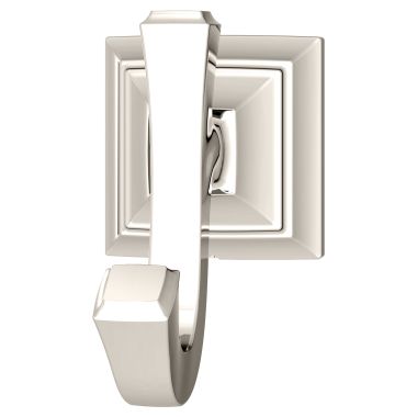 Click here to see American Standard 7455210.013 American Standard Town Square S Double Robe Hook with Concealed Mounting, Metal Constructed, Polished Nickel - 7455210.013