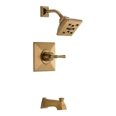 Click here to see Brizo T60P440-BZ Brizo Vesi Brushed Bronze Single-Function Pressure Balance Tub and Shower Trim, H2OKinetic, ADA, 1.75 GPM - T60P440-BZ