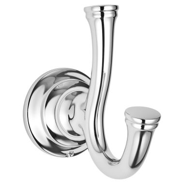 Click here to see American Standard 7052210.002 American Standard Delancey Double Robe Hook, Metal Constructed, Polished Chrome - 7052210.002