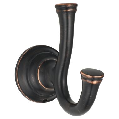 Click here to see American Standard 7052210.278 American Standard Delancey Double Robe Hook, Metal Constructed, Legacy Bronze - 7052210.278