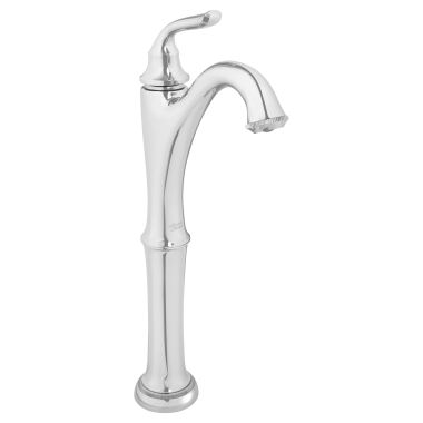 Click here to see American Standard 7106152.002 American Standard Patience Single-Handle Polished Chrome Bathroom Faucet, Adjustable Hot Limit Safety Stop, 1.2 GPM, Lead Free - 7106152.002