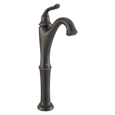 Click here to see American Standard 7106152.278 American Standard Patience Single-Handle Legacy Bronze Bathroom Faucet, Adjustable Hot Limit Safety Stop, 1.2 GPM, Lead Free - 7106152.278