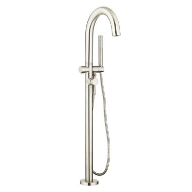 Click here to see American Standard T064951.002 American Standard Round Freestanding Tub Filler with Single-Function Personal Shower, 1.8 GPM, Water Efficient, Chrome - T064951.002