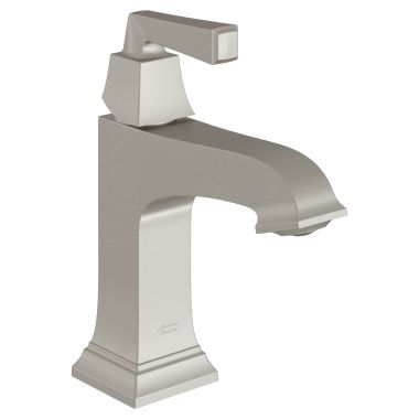 Click here to see American Standard 7455107.295 American Standard Town Square S Monoblock Single-Lever Handle Bathroom Faucet with Pop-Up, 1.2 GPM, Brushed Nickel - 7455107.295