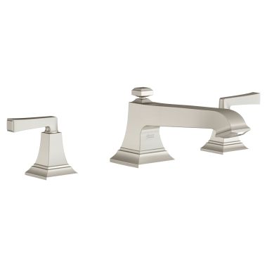 Click here to see American Standard T455900.295 American Standard Town Square S Two-Handle Roman Tub Faucet Trim, Brushed Nickel - T455900.295