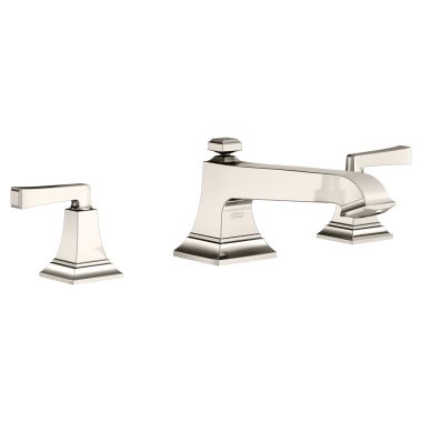 Click here to see American Standard T455900.013 American Standard Town Square S Two-Handle Roman Tub Faucet Trim, Polished Nickel - T455900.013