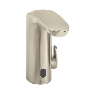 Click here to see American Standard 775B203.295 American Standard NextGen Selectronic 5-3/4in Brushed Nickel Touchless Lavatory Faucet with Programmable Sensor, 0.35 GPM - 775B203.295