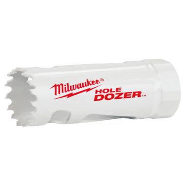 Click here to see Milwaukee 49-56-0023 Ice Hardened 49-56-0023 Bi-Metal Hole Saw, 3/4 in Dia, 8% Cobalt