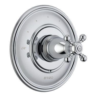 Click here to see Brizo T66T038-PC Brizo Tresa Sensori Single-Handle Thermostatic Valve Trim, Cross Handle, Polished Chrome - T66T038-PC