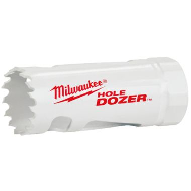 Click here to see Milwaukee 49-56-0032 Ice Hardened 49-56-0032 Bi-Metal Hole Saw, 7/8 in Dia, 8% Cobalt