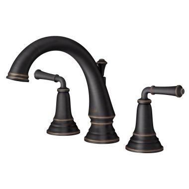 Click here to see American Standard T052900.278 American Standard Delancey Two-Handle Legacy Bronze Roman Tub Filler With Metal Lever Handles, Brass, ADA-Compliant - T052900.278