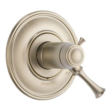 Click here to see Brizo T60005-BN Brizo Baliza TempAssure Thermostatic Two-Handle Valve Trim, Lever Handles, Brushed Nickel - T60005-BN