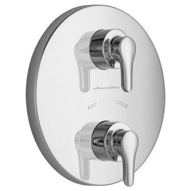 Click here to see American Standard T105740.002 American Standard Studio S Double-Lever Handle Thermostatic Valve Trim, Polished Chrome - T105740.002 