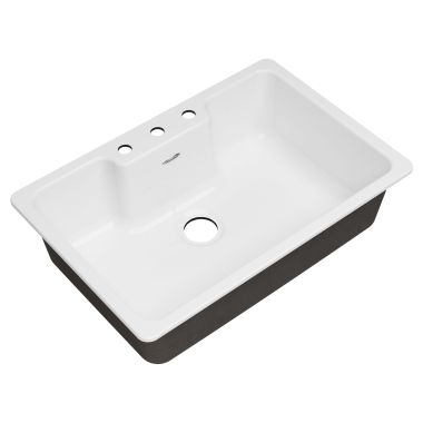 Click here to see American Standard 77SB33223.308 American Standard Quince Stainless Drop In Sink,  33