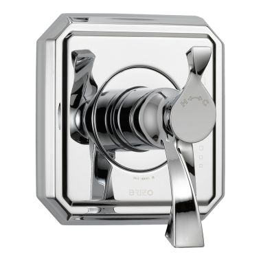 Click here to see Brizo T60030-PC Brizo Virage TempAssure Thermostatic Two-Handle Valve Trim, Lever Handles, Polished Chrome - T60030-PC