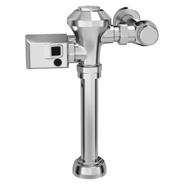 Click here to see American Standard 6147SM111.002 American Standard Ultima Polished Chrome Touchless Sensor Toilet Flush Valve, 1.1 GPF, Diaphragm-Type - 6147SM111.002