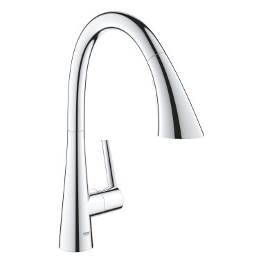 Click here to see  32298003 GROHE Zedra Single-Handle Triple Spray Pull Down Kitchen Faucet, Chrome - 32298003