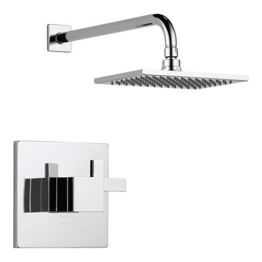 Click here to see Brizo T60280-PC Brizo Siderna TempAssure Thermostatic Shower Faucet with Single Function Raincan Showerhead, 1.75 GPM, Polished Chrome - T60280-PC