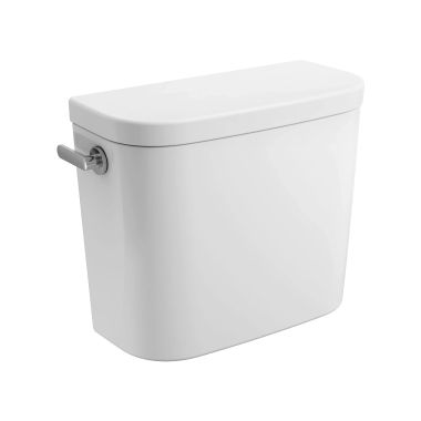 Click here to see Grohe 39679000 GROHE Essence 1.28 GPF Left-Hand Toilet Tank Only, Alpine White - 39679000