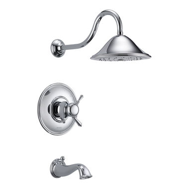 Click here to see Brizo T60410-PC Brizo Traditional Polished Chrome TempAssure Thermostatic Tub and Shower Trim, WaterSense, 1.75 GPM - T60410-PC