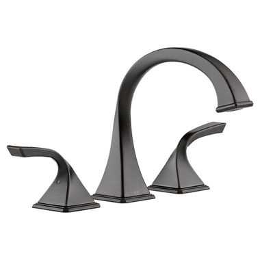 Click here to see Brizo T67330-RB Brizo Virage Two-Handle Deck-Mount Roman Tub Faucet Trim, 3-Hole, Lever Handles, ADA, Venetian Bronze - T67330-RB