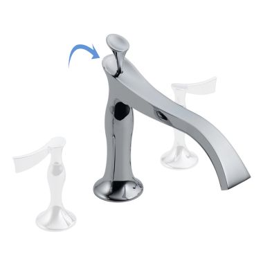 Click here to see Brizo T67390-PCLHP Brizo RSVP Polished Chrome Two-Handle Roman Tub Faucet Trim, Three-Hole Installation, ADA - T67390-PCLHP 