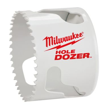 Click here to see Milwaukee 49-56-0147 Ice Hardened 49-56-0147 Bi-Metal Hole Saw, 2-1/2 in Dia, 8% Cobalt