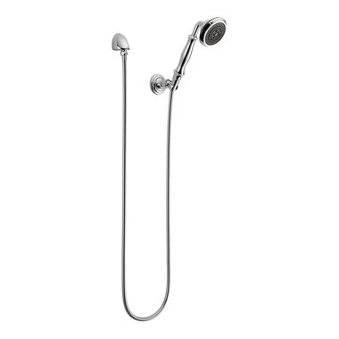 Click here to see Brizo 85810-PC Brizo Baliza Traditional 3-Function Wall-Mount Hand Shower with Touch-Clean Nubs, 1.75 GPM, Polished Chrome - 85810-PC