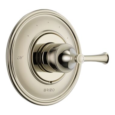 Click here to see Brizo T66T005-PN Brizo Baliza Sensori Single-Handle Thermostatic Valve Trim, Lever Handle, Polished Nickel - T66T005-PN