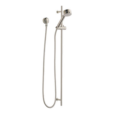 Click here to see Brizo 85521-BN Brizo Three-Function Hand Shower, with Slide Bar, 1.75 GPM, WaterSense, Brushed Nickel - 85521-BN