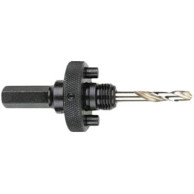 Click here to see Milwaukee 49-56-7240 Milwaukee 49-56-7240 Large Thread Quick Change Hole Saw Arbor, 7/16 in Hexagonal Shank, 1/2 in